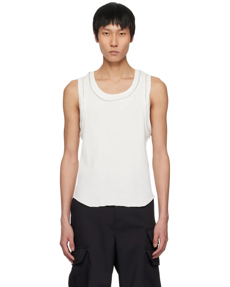 Undercover White UC1E4803 Tank Top White