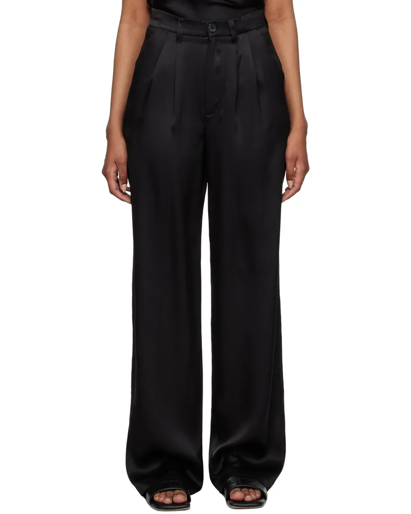 Anine Bing Black Carrie Trousers Black