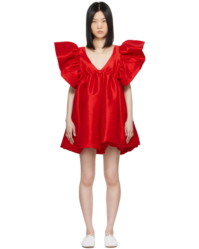 Kika Vargas SSENSE Exclusive Red Adri Minidress Red