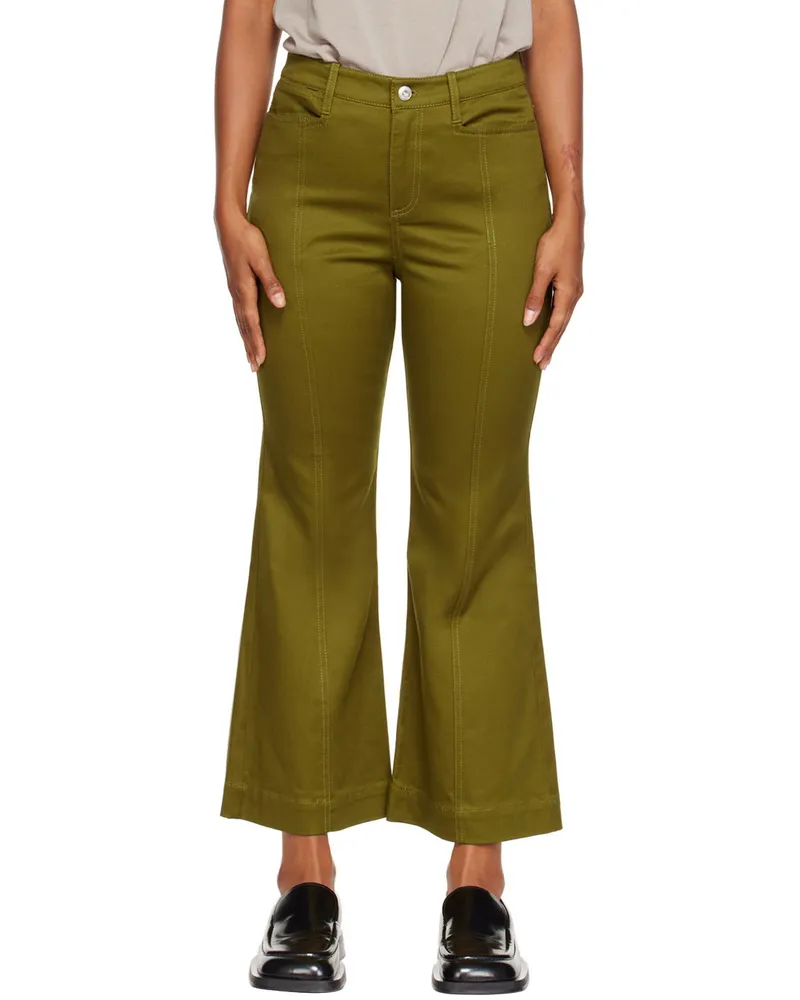 Proenza Schouler Green Cropped Trousers 311