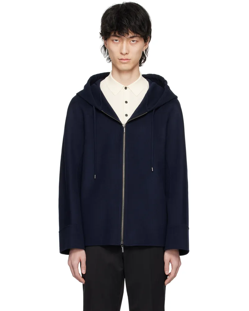 Max Mara Navy Wind Hoodie 093