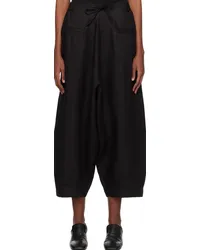 CORDERA Black Maxi Trousers Black