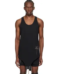 Rick Owens Black Champion Edition Basketball Tank Top Black