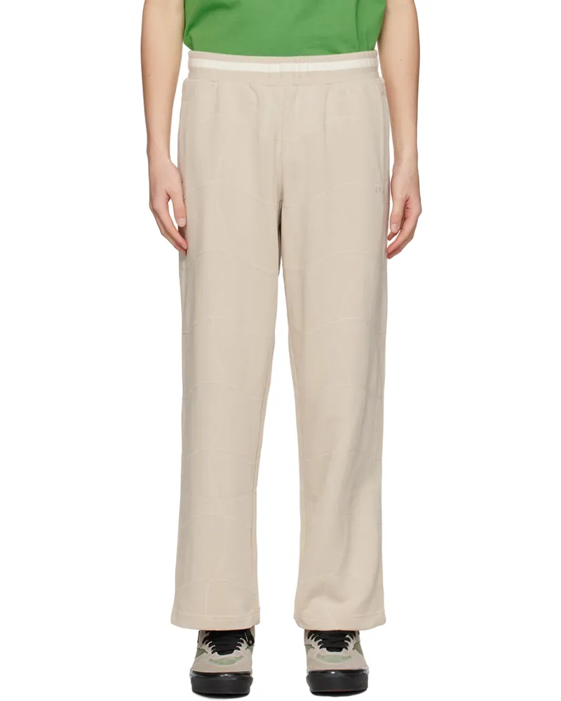 Dime Off-White Wave Sweatpants Cream