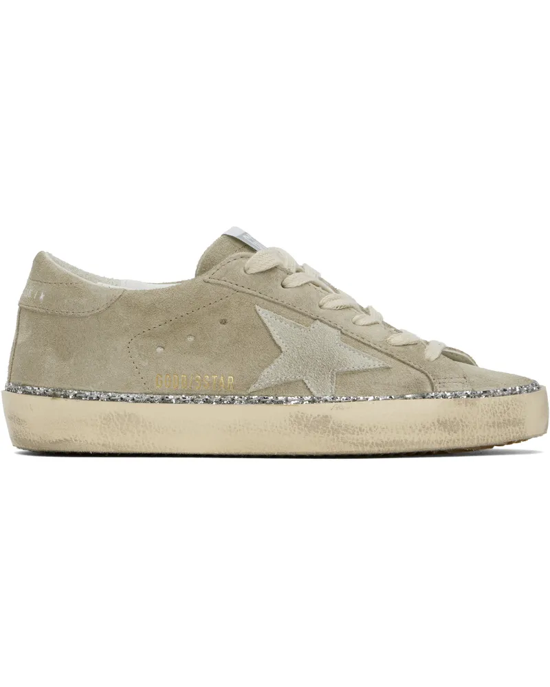 Golden Goose Taupe Super-Star Classic Sneakers 60369