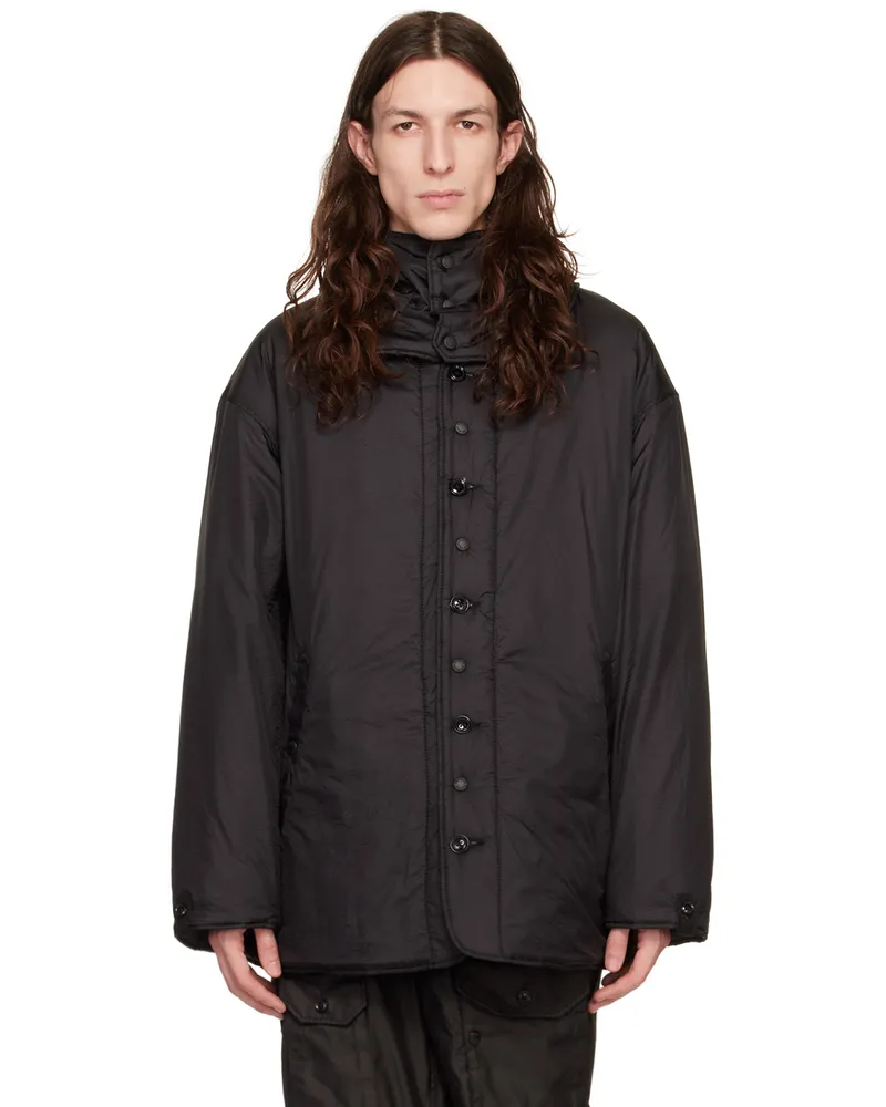Engineered Garments SSENSE Exclusive Black Liner Jacket Kd003