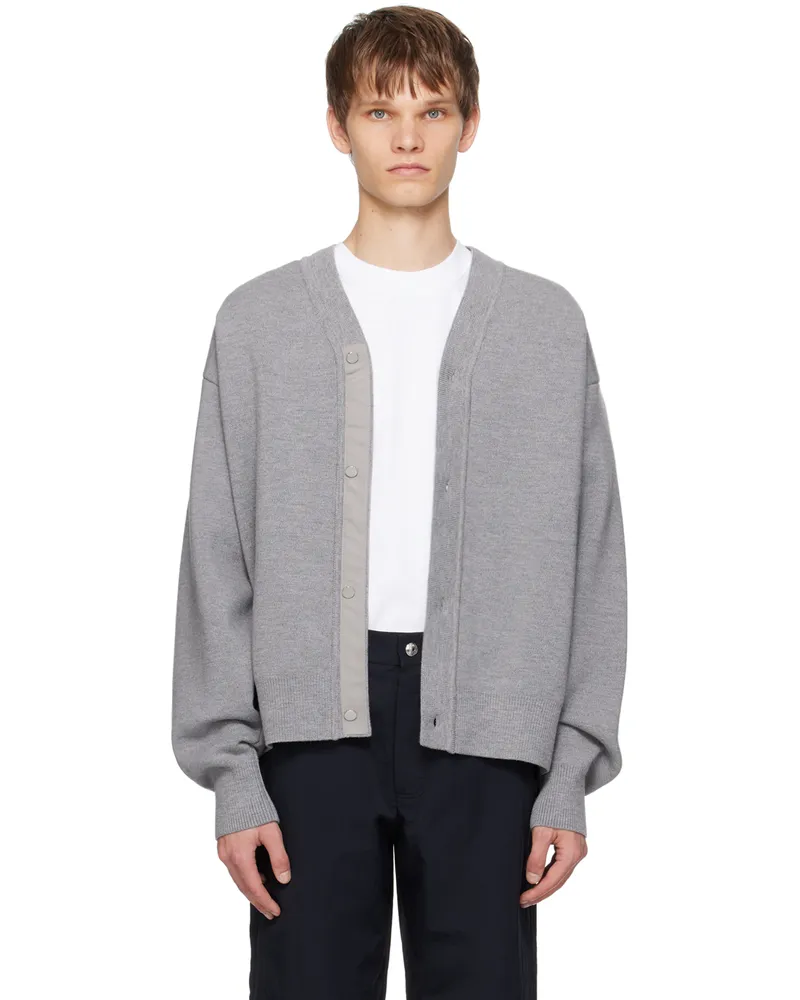 Jacquemus Gray Les Classiques 'Le cardigan boutonné' Cardigan 950