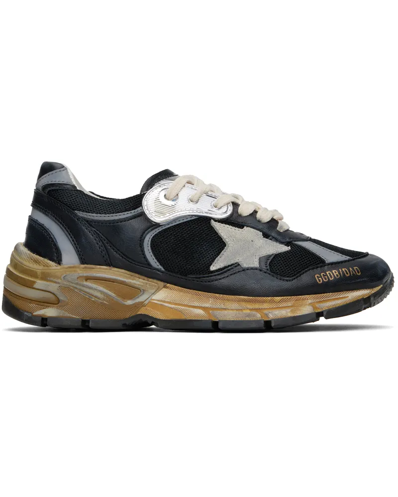 Golden Goose Black Running Dad Sneakers 90282