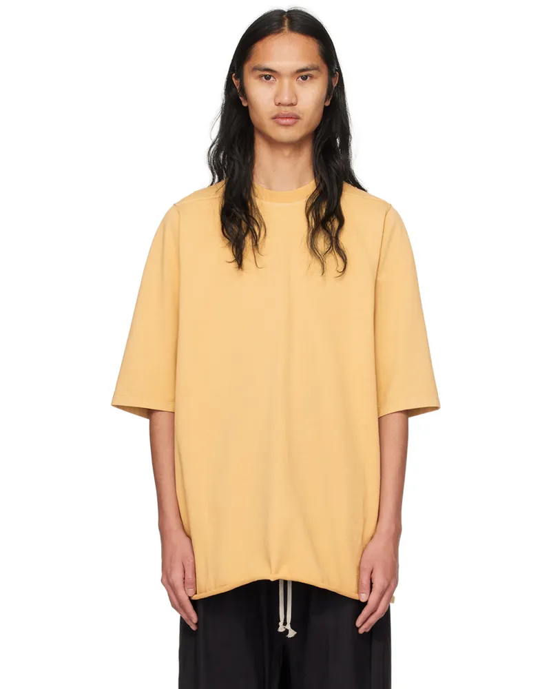 DRKSHDW by Rick Owens Yellow Jumbo T-Shirt 42