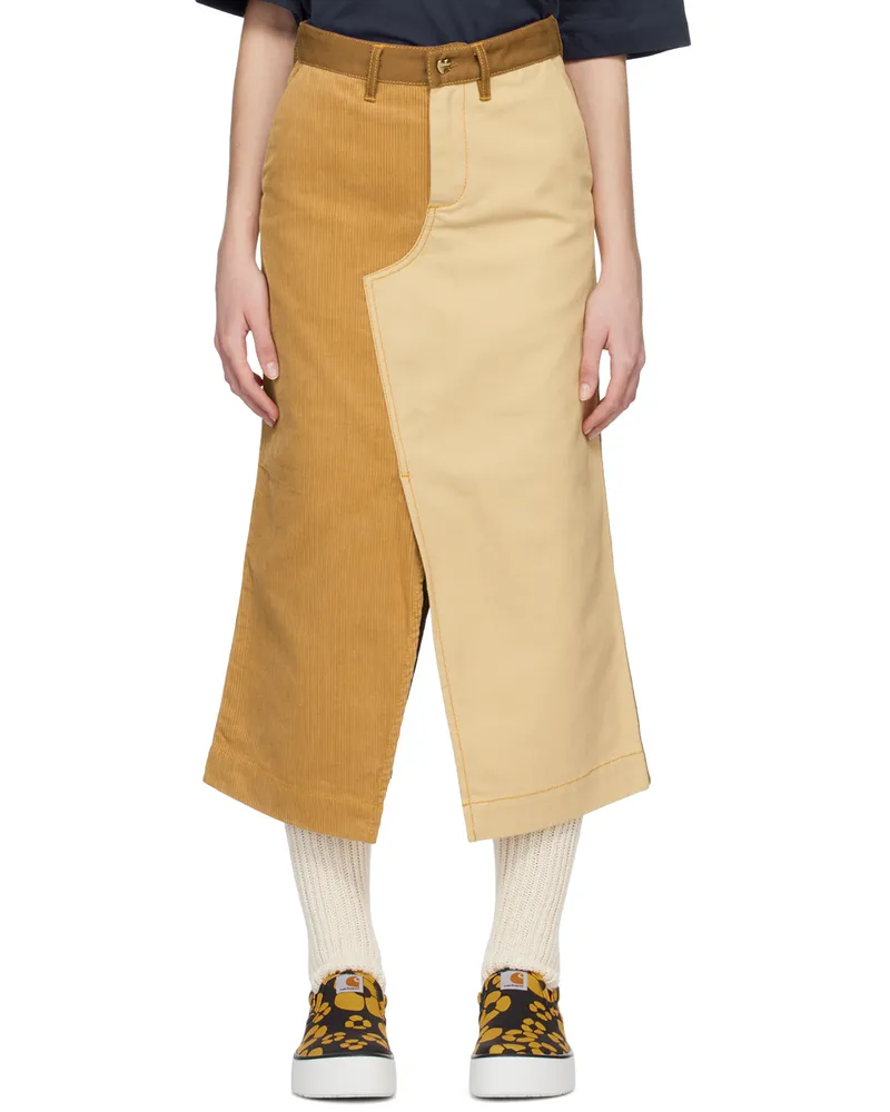 Marni Brown Carhartt WIP Edition Midi Skirt 00m37