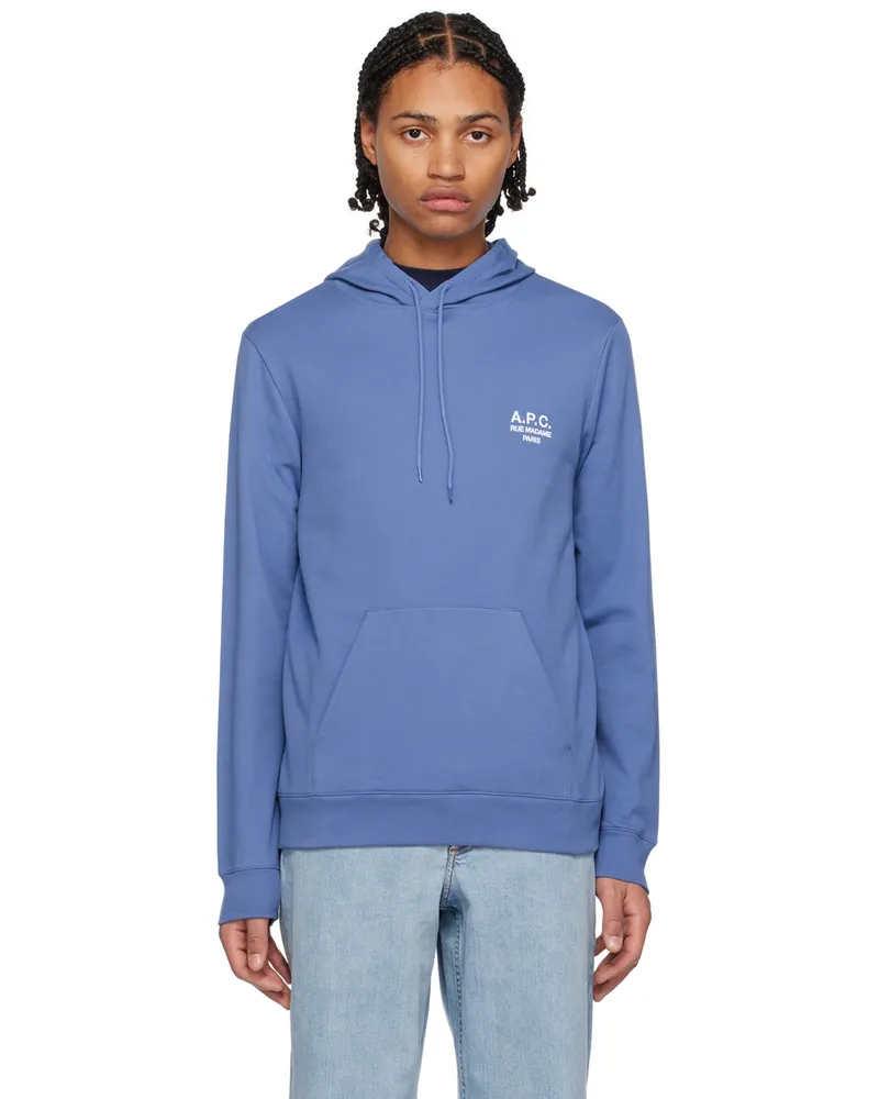 A.P.C. Blue Marvin Hoodie Iah