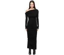 SSENSE Exclusive Black 'Elemental by ' Manahou Midi Dress