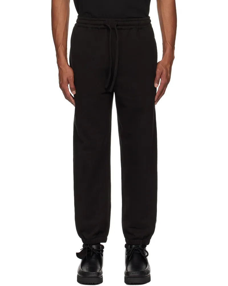 maharishi Black Nishigawa Iaido Club Edition Kamon Embroidered Sweatpants Black