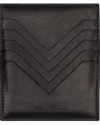 Rick Owens Black Square Card Holder Black