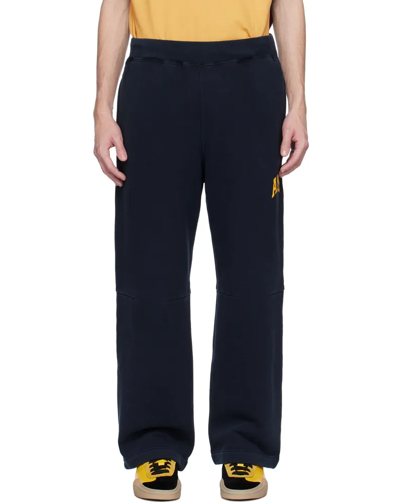 AMBUSH Navy 'AMB' Graphic Sweatpants Navy