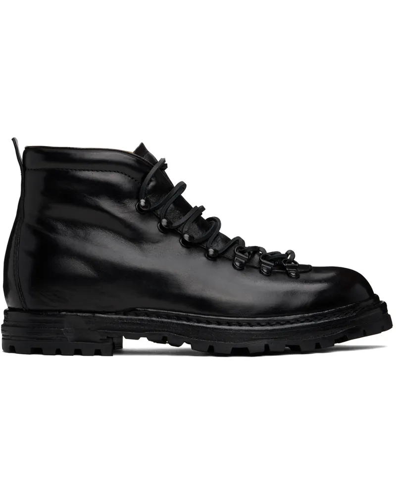 Officine Creative Italia Black Artik 001 Boots Canyon