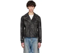 Black Achilles Leather Jacket