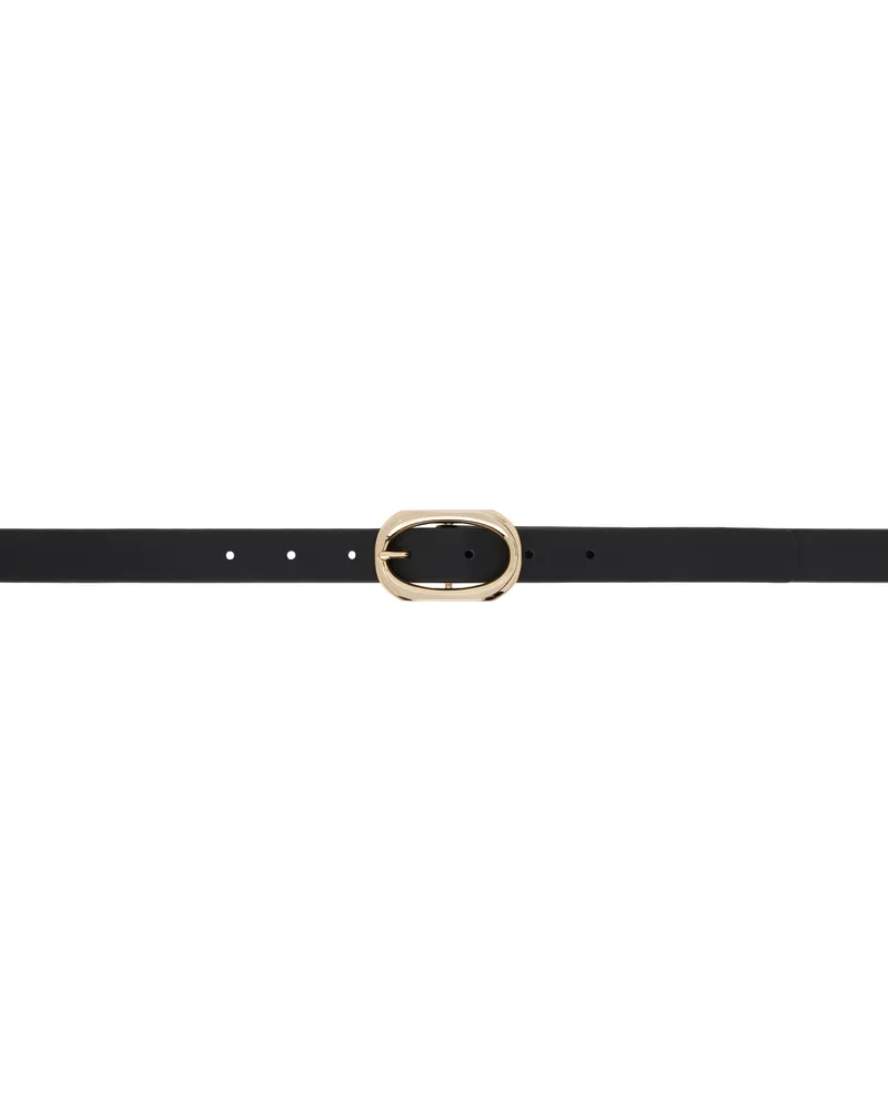 Anine Bing Black Signature Link Belt Black