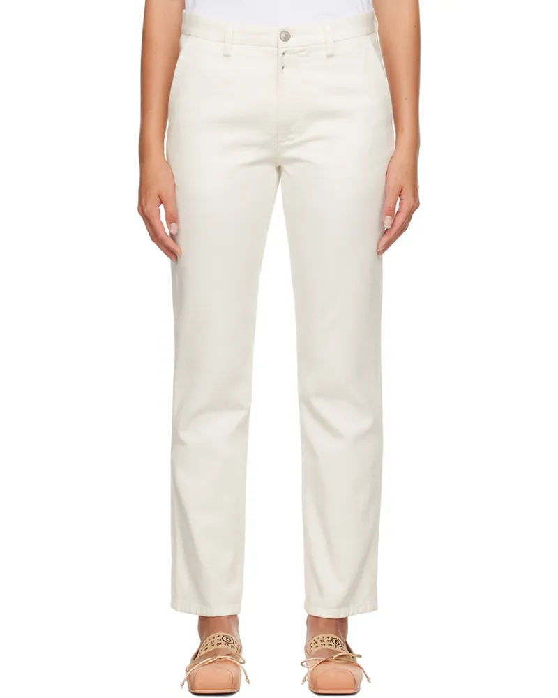 Maison Margiela Off-White Four-Pocket Jeans 101