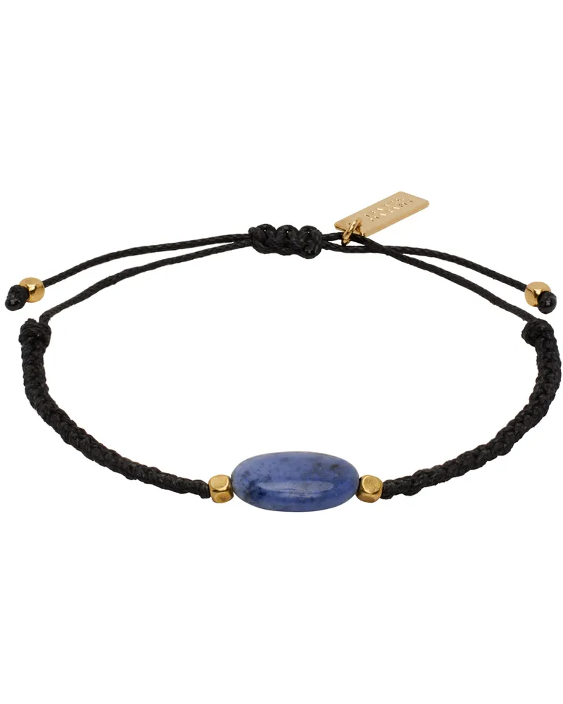 Isabel Marant Black & Blue Chumani Bracelet Bkbu