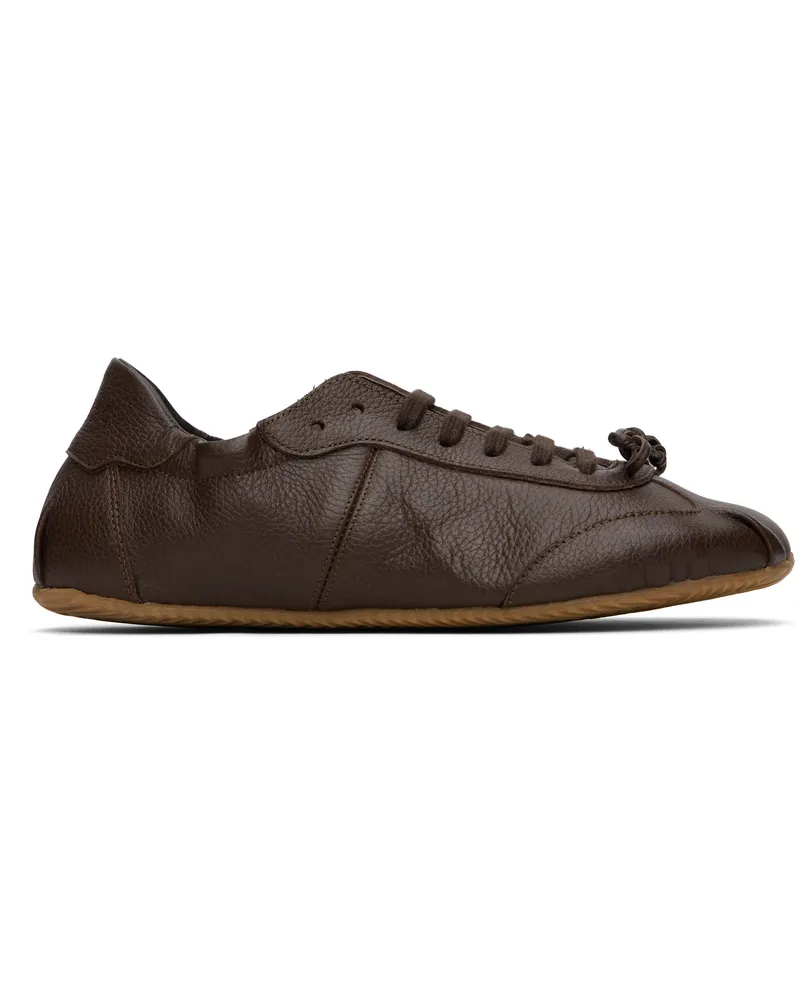 ABRA Brown Ballerina Sneakers Brown