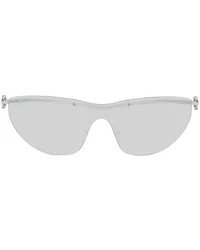 Gucci Silver Rimless Sunglasses Silver-silver-silver