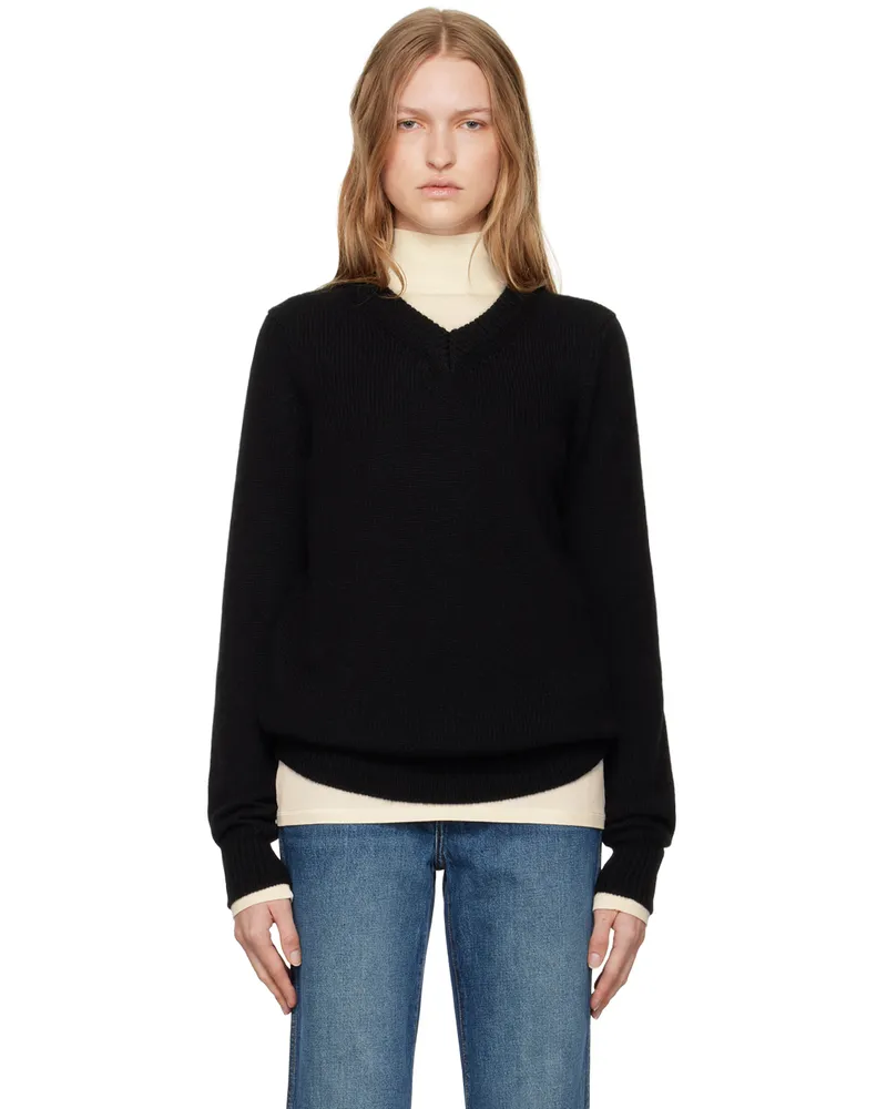 KHAITE Black Inga Sweater 200