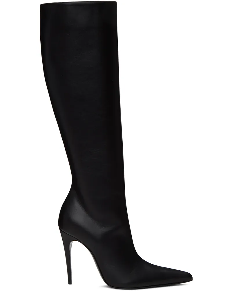 Magda Butrym Black Pointed Boots Black