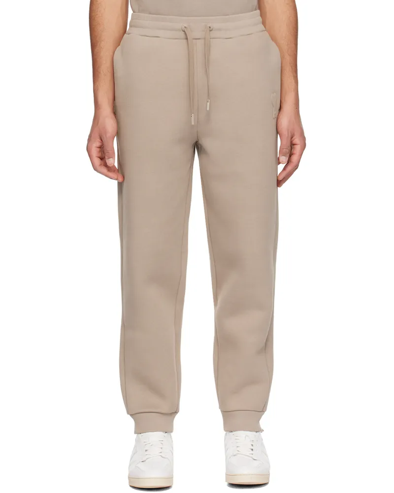 AMI Paris Taupe Ami de Cœur Sweatpants 2811