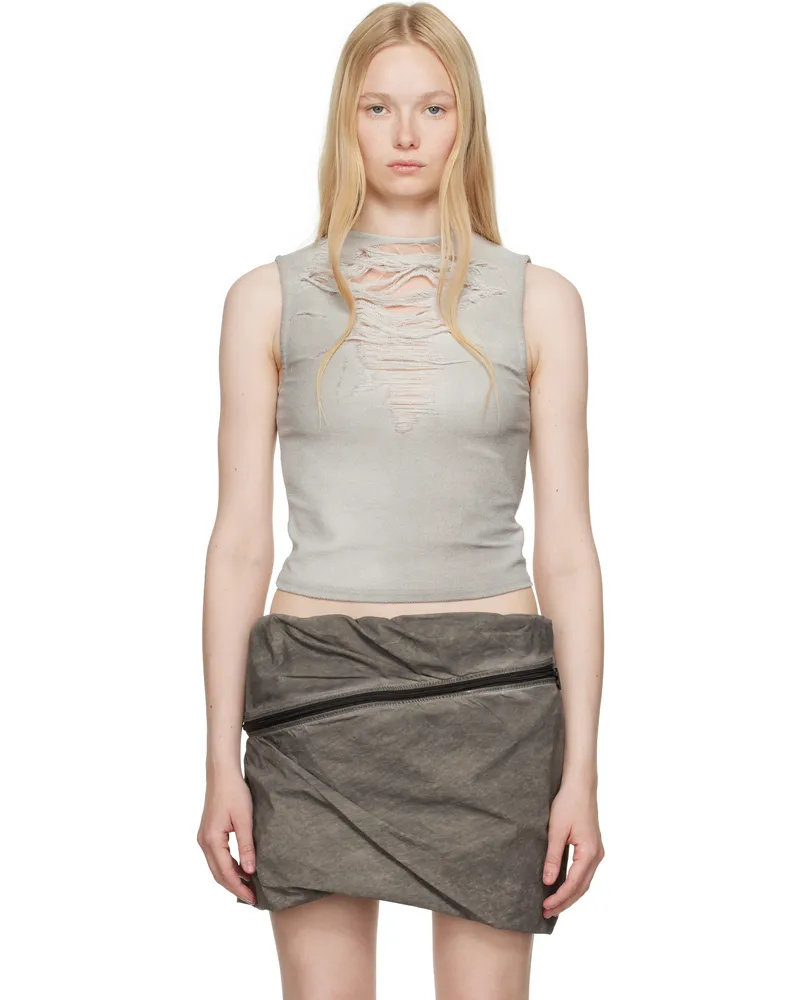 Diesel Gray T-Yasmina Tank Top 97c