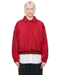 YMC Red Heath Bomber Jacket 60-red