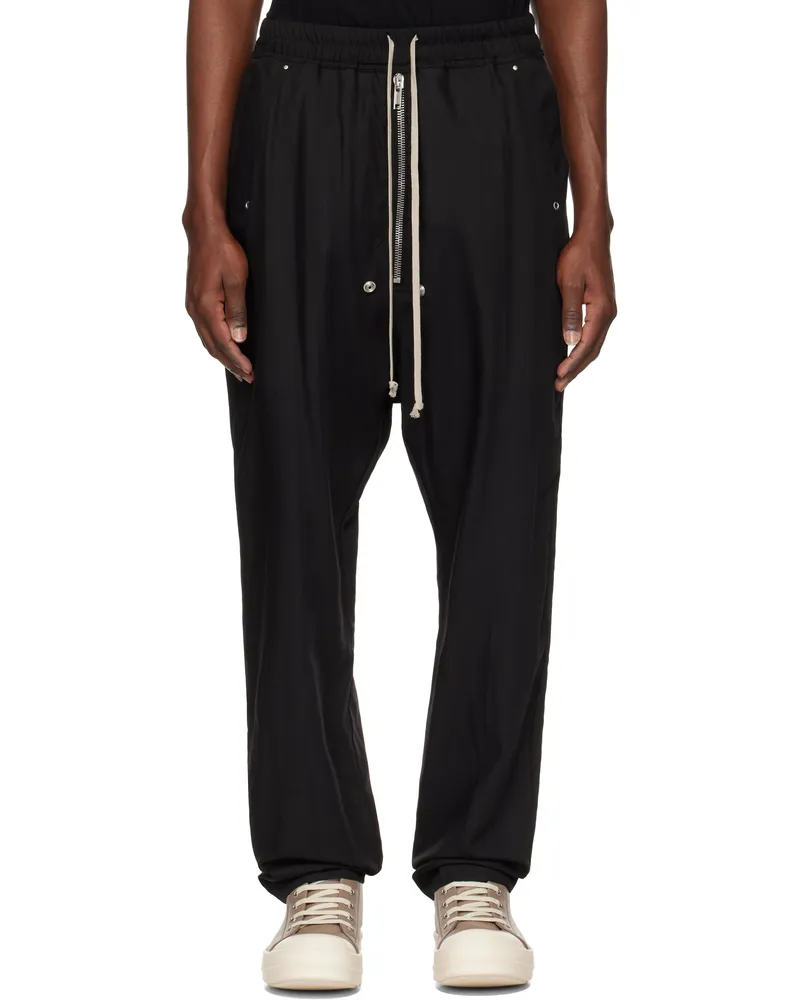 Rick Owens Black Hollywood Bela Trousers 09