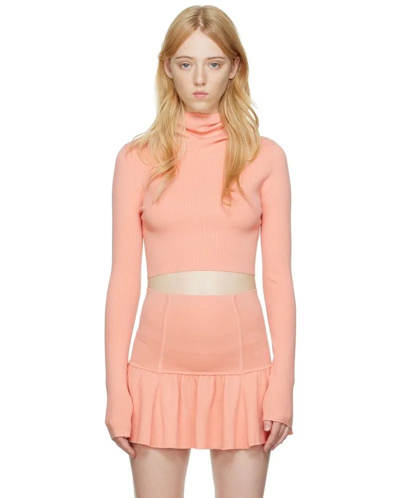 Live The Process Pink Dormer Balaclava Hoodie Pink