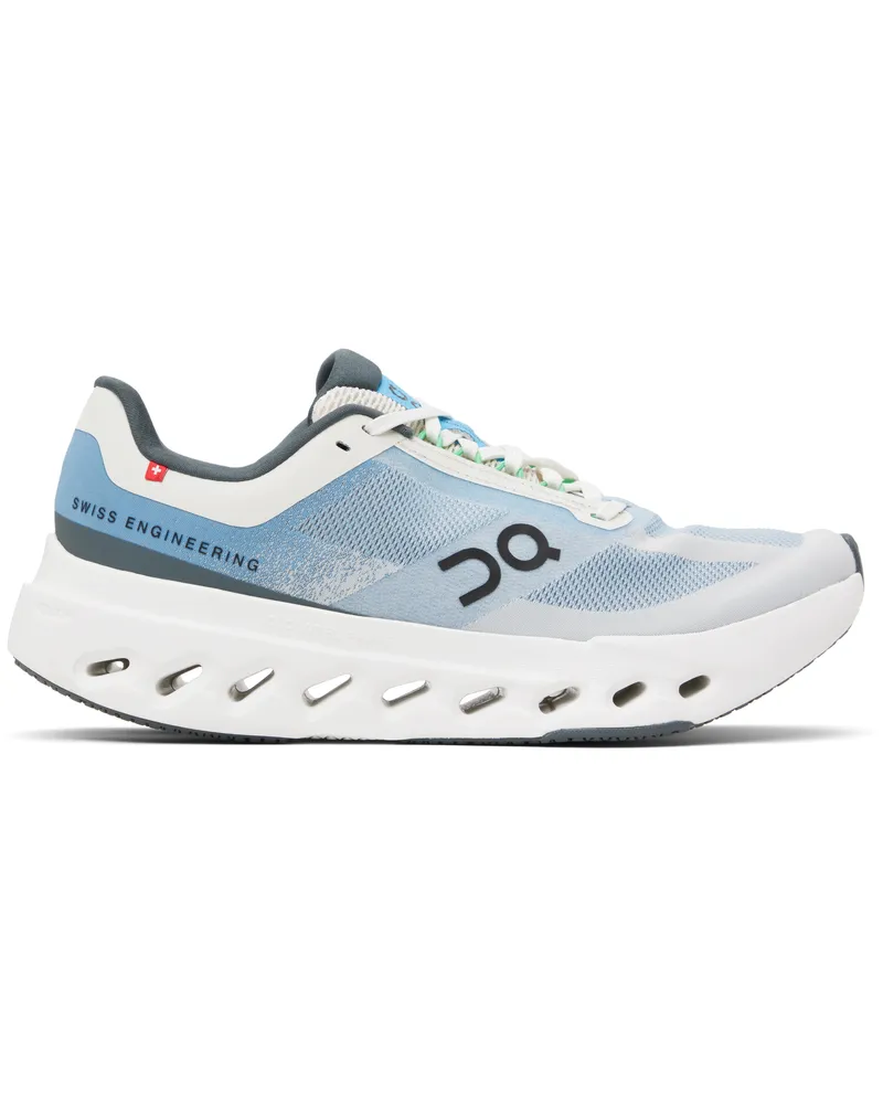 ON Blue & White Cloudsurfer Next Sneakers Niagara