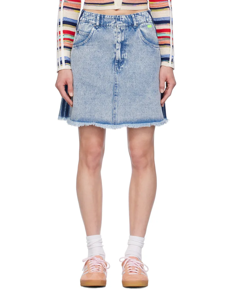 adidas Blue KSENIASCHNAIDER Edition Denim Miniskirt Light