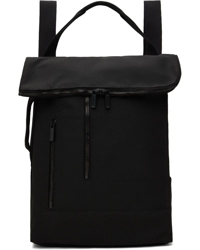 Rick Owens Black Hollywood Cargo Backpack