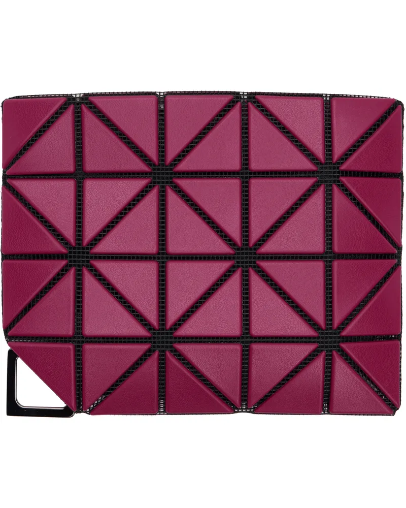 Issey Miyake Burgundy Flipper Wallet 25