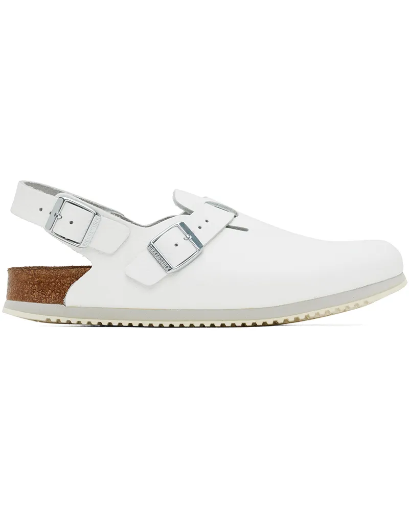 Birkenstock White Narrow Tokio Super Grip Loafers White