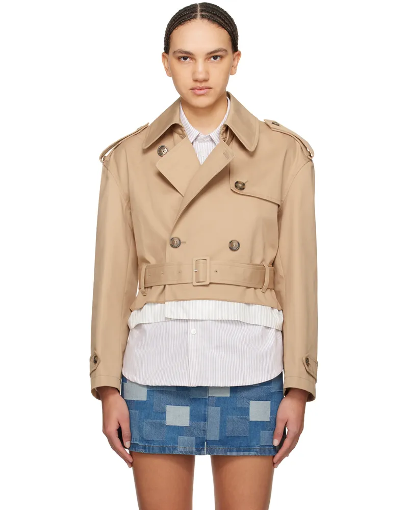 A.P.C. Beige Natacha Ramsay-Levi Edition Horace Trench Coat Baa
