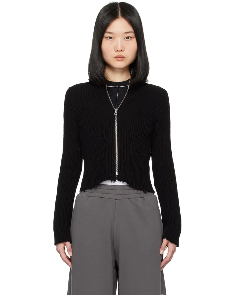 Maison Margiela Black Ribbed Sweater 900