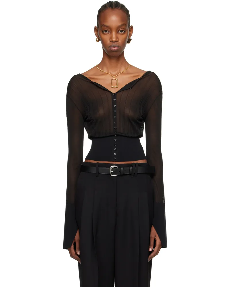 Jacquemus Black Les Sculptures 'Le cardigan Joya' Cardigan 990