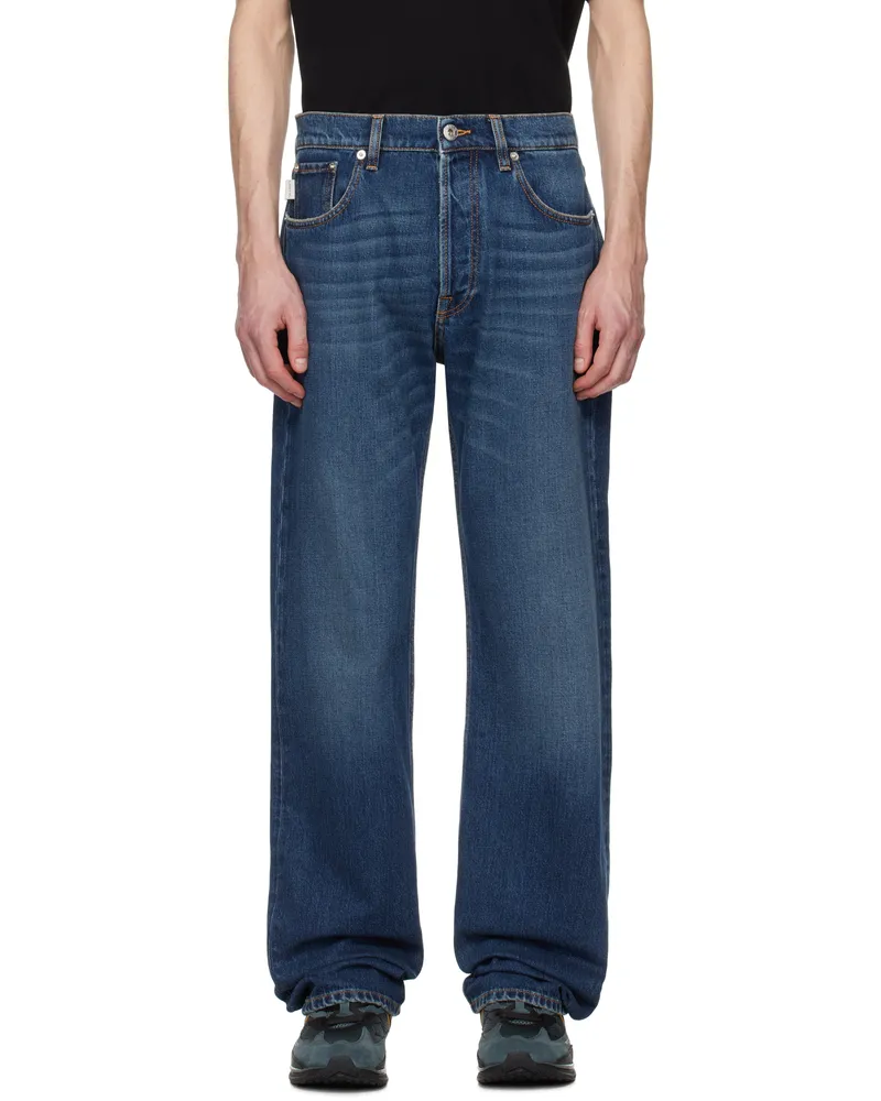Lanvin Blue Straight-Leg Jeans Medium