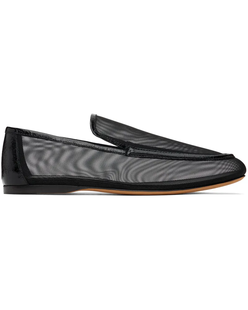 KHAITE Black Alessia Loafers 200