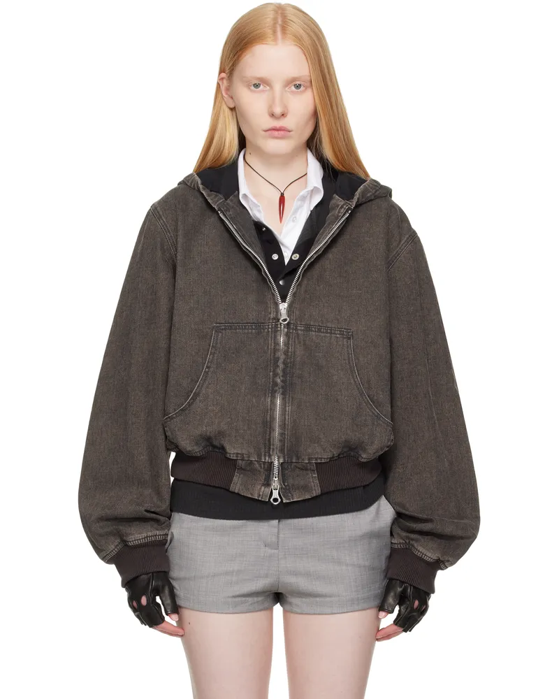 Our Legacy Gray Bank Denim Jacket Black