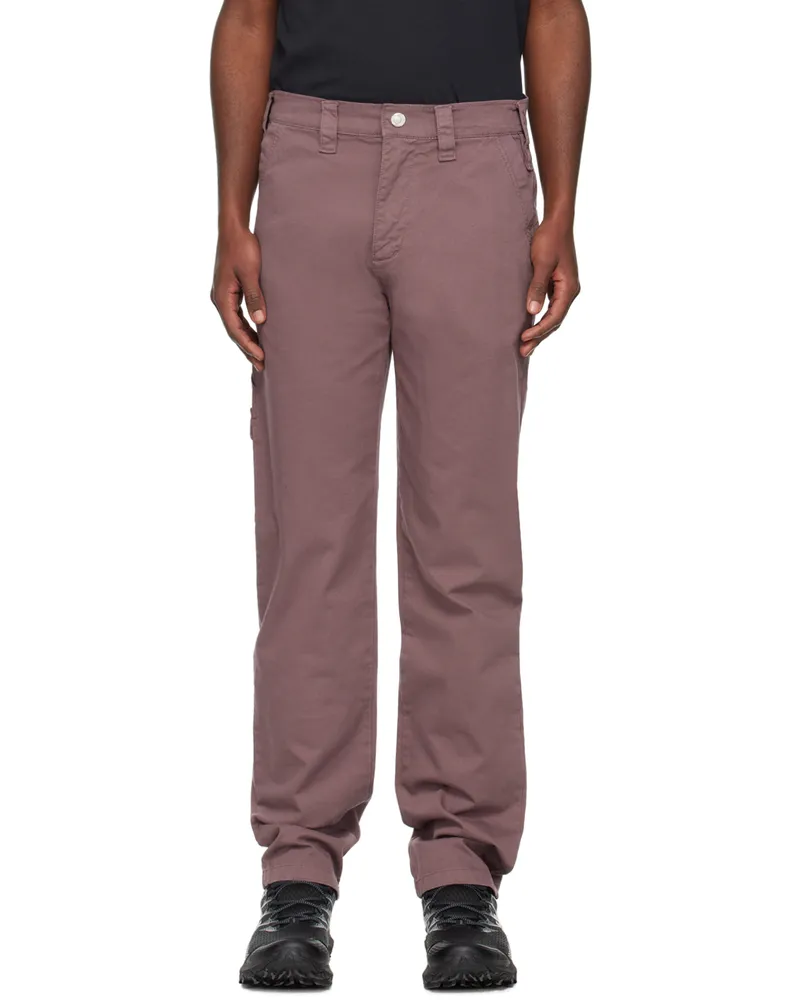 AFFXWRKS Purple Utility Cargo Pants Washed