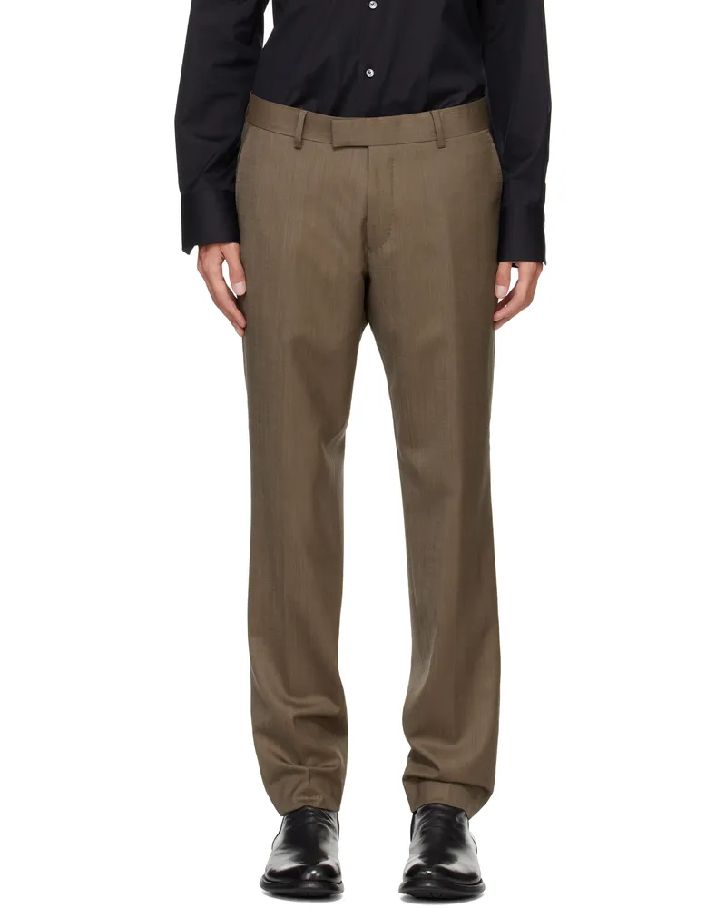 Tiger of Sweden Brown Tenuta Trousers 069-october