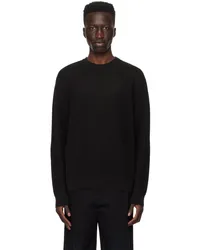 SOLID HOMME Black Crewneck Sweater 602b