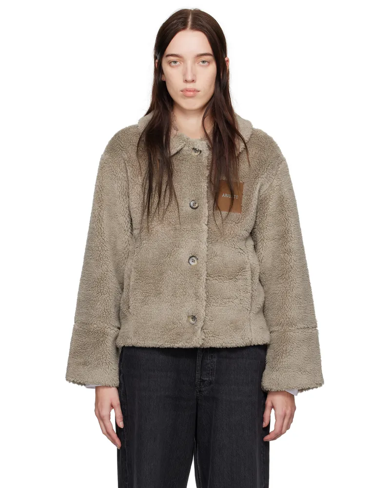 Axel Arigato Taupe Ava Jacket Stone