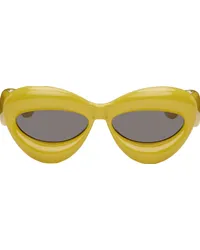 Loewe Yellow Inflated Cateye Sunglasses 5539a