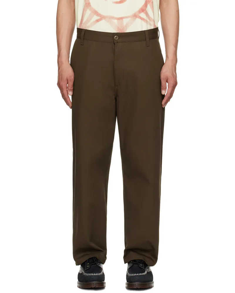 Carhartt WIP Brown Module Trousers 2ls01